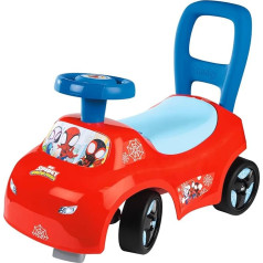 Smoby Spidey Ridey Children's Vehicle with Horn Steering Wheel - Back Support, Storage Compartment, Tilt Protection - for Children from 10 Months