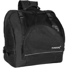 Vaguelly Accordion Bag, Padded 80-96 Bass Piano Gig Bag Backpack with Shoulder Straps, Accessory Pocket, Accordion Case, Instrument Carry Bag, Black, M, Fashion, black, Fashionable