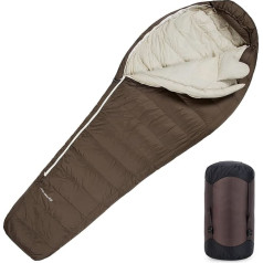 MOUNTAINTOP Down Sleeping Bag Ultralight Mummy Sleeping Bag Winter Sleeping Bag Small Pack Size for Outdoor Travel Camping Camping