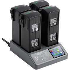 STARTRC Mavic 3 Series LCD Battery Charging Station, Battery Charger 4 Batteries for DJI Mavic 3 Classic, Mavic 3 Cine, Mavic 3 Pro Drone Accessories