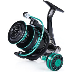 RAHBI Spinnrolle 2000-7000 12+1BB Drag10kg Metallkugelgriffspule Angelrolle Salzwasserrad for Karpfenangeln Leisurely (Color : Blue, Size : 4000 Series)