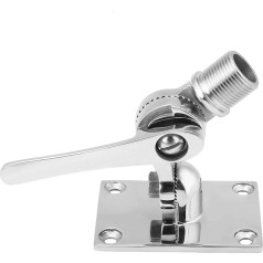 Yctze Car Gas Filter VHF Antenna Mount Marine Antenna Mount Shakespeare Marine Boat 316 Stainless Steel Dual Axis Adjustable Antenna Base Mount