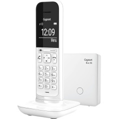 Gigaset CL390 Cordless Design Telephone without Answering Machine (DECT Telephone with Hands-Free Function, Large Graphic Display, Easy to Use with Intuitive Menu Guide) Satellite Grey