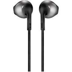 JBL Tune 205 In-Ear Headphones with One Button Remote/Microphone - Black