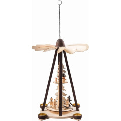 HGD Large Coloured Wooden Christmas Decoration CP08-3100