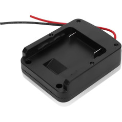 Battery Adapter, 14.4V 18V Lithium Convert to DIY Cable Output Electronic Component, Dock Power Connector Holder Power Mount Power Wheels Adapter, Power Wheel Adapter, for Bosch
