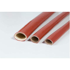 Schlauchummantelung for Engine Compartment in the car, Resistant To Heat, UV Rays, Oil and fuel, Colour: Red, Diameter Of 1 mm to 25 mm Sold by the Metre, red