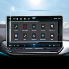 SHAOHAO Compatible with VW ID.4 / ID.5 / ID.Buzz 2024 2025 Discover Pro Screen Protector Car 12.9 Inch Car Navigation Screen Protector PET 4H VW ID4 id5 Accessories 2 Pieces