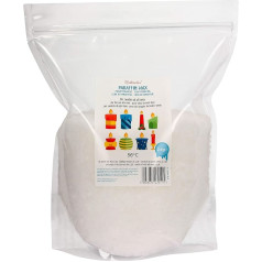 Materialix Paraffin Wax for Candles, Various Sizes (2 kg), Candle Wax, Wax Granules Pastilles, Candle Wax for Pouring, Unscented