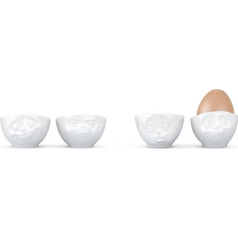 FIFTYEIGHT PRODUCTS 1 and No. 2 Egg Cup, Porcelain, White, One Size