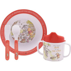 Disney Winnie the Pooh Melamine Dinner Set 4-Piece