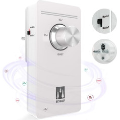Ozone Generator Air Purifier, Steriliser Odour Killer, Air Purifier, Air Ozoniser Generator for Room, Bathroom, Pets, Formaldehyde and Odour, High Efficiency, Cream White