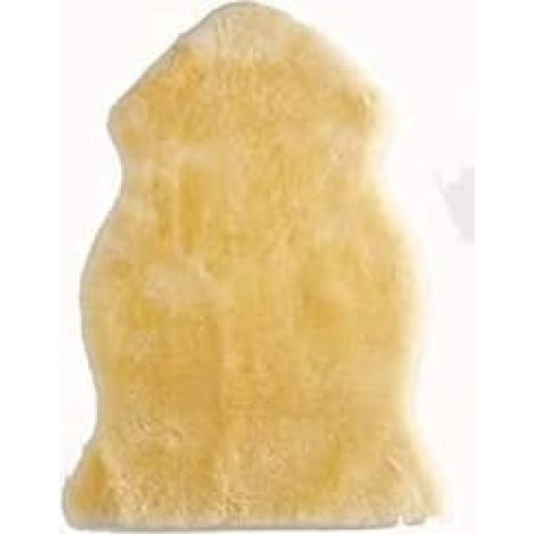 Merauno Merino Lammfell Babydecke Medizinische Lambskin Teppich für Wohnzimmer Kinderwagen Baby Kinderwagen Autositz Öko-Tex (Natural/Medical, 80-90cm)