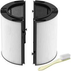 2-in-1 Replacement Filter Compatible with Dyson Air Purifier HP04 TP04 DP04 PH04 HP09 TP09 HP07 TP07 PH03 PH01, High Efficiency H13 Grade True HEPA Filter and Activated Carbon Filter