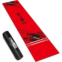 CyeeLife Dart Teppich mit Tragetasche,Professionelle Dartteppich 65 * 295cm für Steel und Soft Darts,Mehrere Stile zur Auswahl