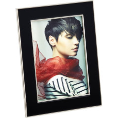 walther design Bilderrahmen schwarz 13 x 18 cm Mathis Portraitrahmen VA318B