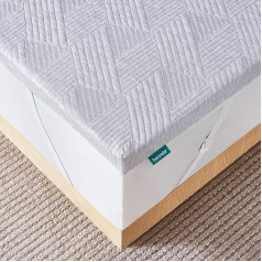 Bonnvia® Mattress Topper 100 x 200 cm Soft Memory Foam Mattress Cold Foam Topper 100 x 200 cm H3, Suitable for Box Spring Beds Gel Cold Foam 100 x 200 x 7 cm