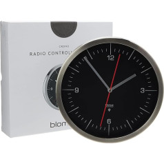 Blomus - Radio-Controlled Wall Clock - Crono - Stainless Steel - Diameter 24 cm