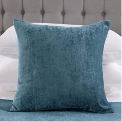 AMBERIS 2 cushion covers (without cushion filling) blue, durable decorative 2 cushion covers (without cushion filling) for home and hotel