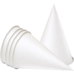 Pappbecher-Variationen 200 x 100 ml biologisch abbaubare Wasserkühler Kegel