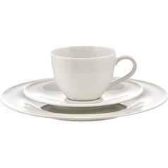 SELTMANN WEIDEN BT Beat Coffee Service 18-Piece Round with Groove Relief Modern Style White