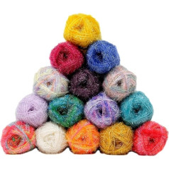 Reative Bubble Yarn Pack No. 4 with 15 Different Colours