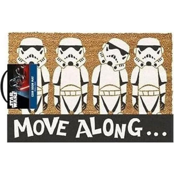 Star Wars Storm Trooper Move Along Unisex Doormat Multicoloured