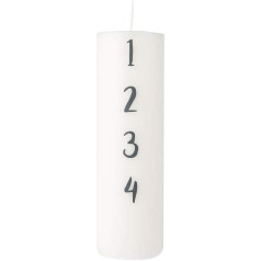 IB Laursen - Advent Candle 1-4 - Paraffin - Diameter 6 cm - Height 20 cm