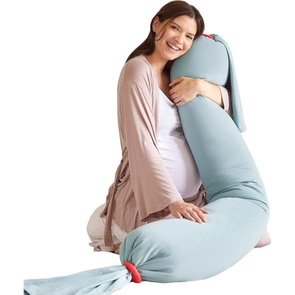 bbhugme® Pregnancy Pillow™, the Award Winning Pregnancy & Nursing Pillow & Full Body Support Pillow - Eucalyptus