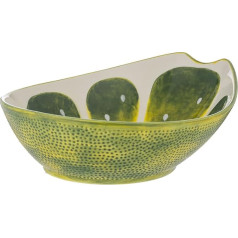 Typhoon World Foods Lime Oval Bowl H 9.5 x W 27.5 x D 22 cm