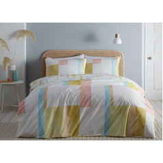 Appletree Mariko 100% Cotton Single Duvet Cover Set Yellow
