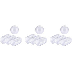Pyatofly 72 Bälle/Aufladen DIY 80mm Weihnachts Hängende Transparente Transparente Kunststoffgefüllte Verzierung