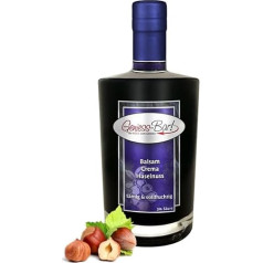 Balsamic Cream Hazelnut 0.5 L 3% Acid with Original Crema di Aceto Balsamic Di Modena IGP