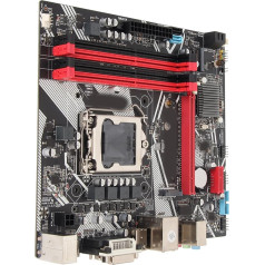 LGA 1155 Mining Motherboard, B75-S ATX Motherboard for E3 V1 V2, 4xDDR3, 4xUSB3.0, 6xUSB2.0, PCIE 16X, PCIE 1X, 24PIN, ATX 4PIN, Computer Motherboard