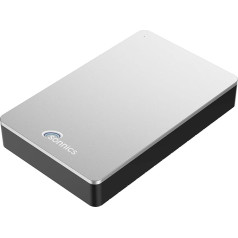 Sonnics 4TB Silver External Desktop Hard Drive USB 3.0 Compatible with Windows PC, Mac, Smart TV, Xbox One and PS4