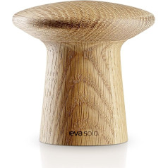 Eva Solo 530577 Birch 7.5 cm Adjustable Grind Salt and Pepper Mill Set, Wooden, Oak, 10.4 x 9.4 x 9.2 cm