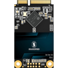 SHARKSPEED mSATA SSD 64GB Mini SATA 3 (6Gb/s) TLC 3D NAND SSD Hard Drive Internal Solid State Drive for Notebooks, Desktop PC (64GB, mSATA)