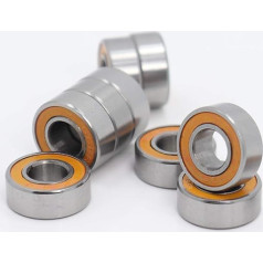 686RS Farblager 10 STÜCKE 6x13x5 mm ABEC-3 for Hobby Elektro RC Auto LKW 686RS 2RS Kugellager 686-2RS Orange Versiegelt