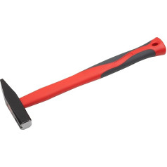 Meister Engineer's Hammer, Robust Fibreglass Handle, Cast Steel Head, Machinist's Hammer, Hammer with Fibreglass Handle