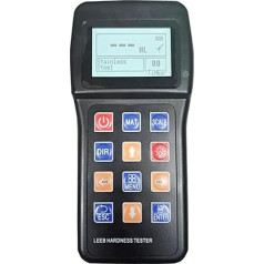 Tragbarer Härteprüfer 360 ° Härteprüfgerät Durometer for HRC, HRA, HV, HS, HL, HB, HRB, Härteprüfung Lehre Arbeit über Stahl, Gussstahl, Edelstahl(Hardness- D Type)