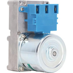 20W Worm Feed Motor, Strong Conductivity, Pellet Stove Worm Motor, All Metal Gearing, Pure Brass Coil (3 RPM)
