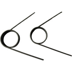 CAAXAINGJIAG Torsion Springs, Small Springs Pack of 10, Wire Diameter 1.4 mm, Outer Diameter 20 mm, V-Shaped 1.4 x 20 mm, ODX 6 Turns x 120 Degrees (1.4 x 20 mm ODX3 TurnsX60°)