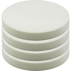 4 x Round Bar Stool Chair Upholstery Foam Pad Replacement Craft Foam for Arts Modelling School Projects Cut to Any Size (10cm Thick, Diameter 35cm)