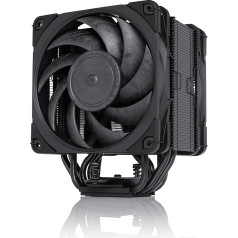 Noctua NH-U12A Chromax.black, 120 mm Single-Tower CPU Cooler (Black), Compatible with Desktop