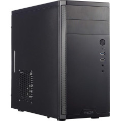 Fractal Design Core 1100 Series Micro ATX Case - Black/Pearl