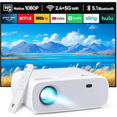 A Must Have for Your Smart Home: 1080P Resolution and Bluetooth WiFi Enabled Projector