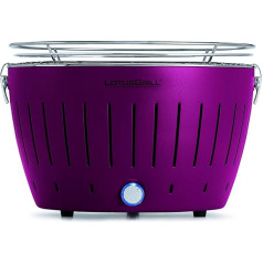 LotusGrill G-LI-34 Charcoal Barbecue, Series 340, Colour: Plum, 35 x 26 x 23.4 cm