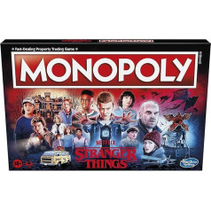 Hasbro Gaming Monopoly: Netflix Stranger Things Edition Board Game for Adults and Teenagers from 14 Years, Game for 2-6 Players, Multicoloured