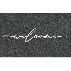 AAZZKANG Large Doormat, 90 x 60 cm, Outdoor Welcome Rug with Durable, Ultra Absorbent Mud Front Door Mat for Entryway, High Traffic Areas