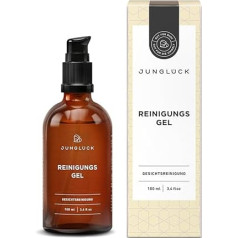 JUNGLÜCK Cleansing Gel Face - Vegan | Gel Cleanser Cleanses Your Skin Mild and Oil-Free with Vegetable Surfactants | Lightly Foaming Face Cleanser for Removing Impurities, Oil and Make-Up